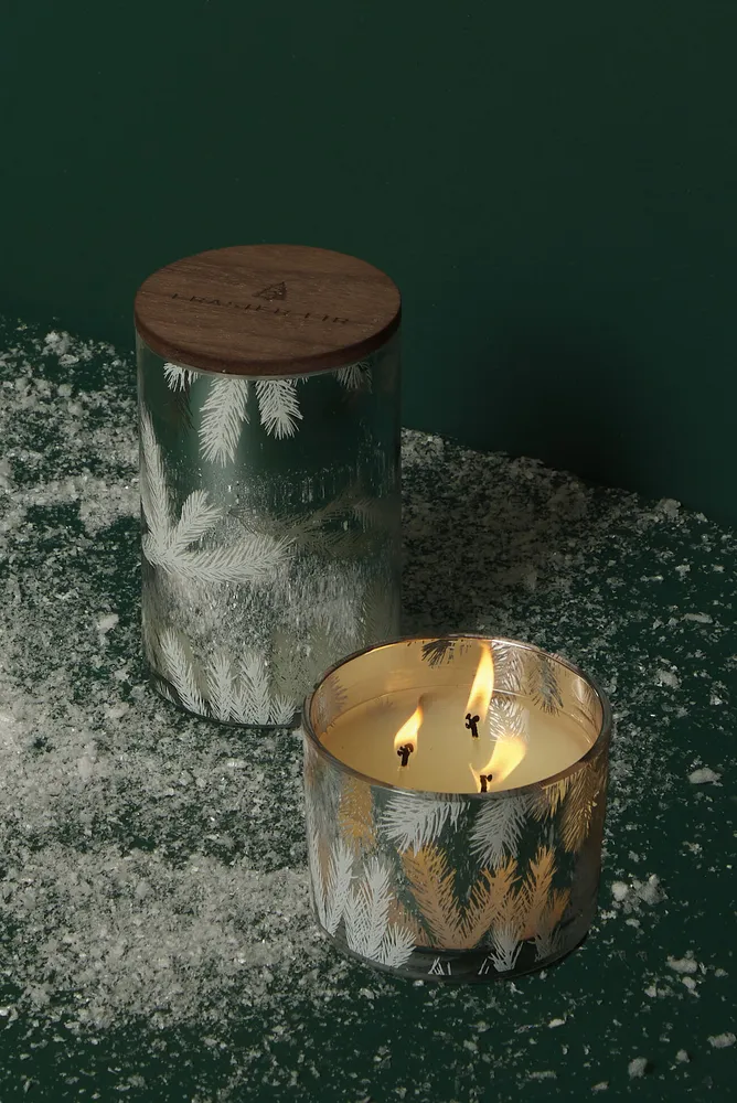 Thymes Frasier Fir Statement Candle- Silver Pine Needle - Main