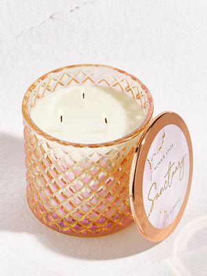 Iridescent Textured Sanctuary Candle