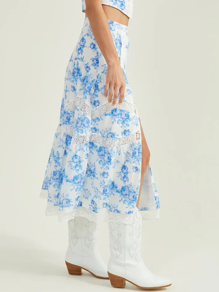 Felicity Floral Midi Skirt