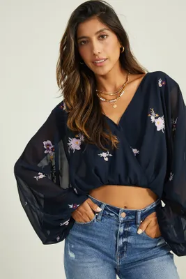 Haleigh Embroidered Top