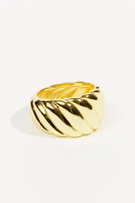 Wave Textured Ring