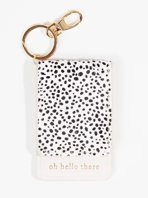 Dalmatian Wallet Keychain