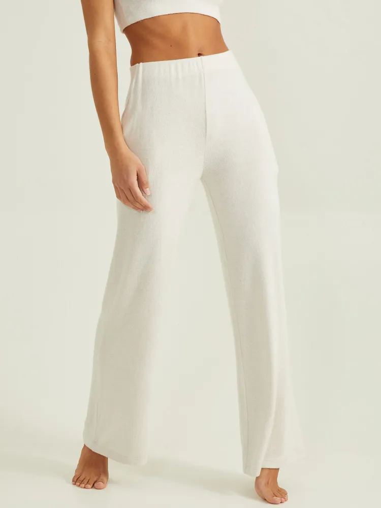 Navy crossover waist lounge pant