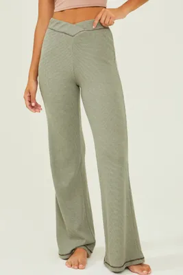 Leigha Thermal Crossover Pants