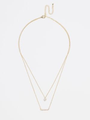 Dainty Layered Charm Necklace