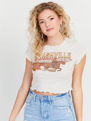 Nashville Rodeo Cropped Tee