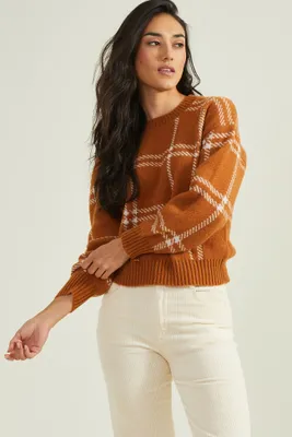 Peyton Plaid Sweater