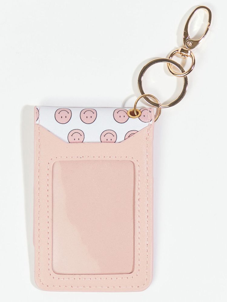Kate Spade light pink keychain cardholder/wallet