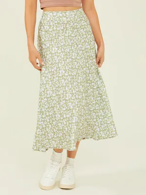 Morgan Floral Midi Skirt