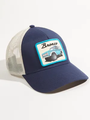 Bronco Stitched Patch Trucker Hat
