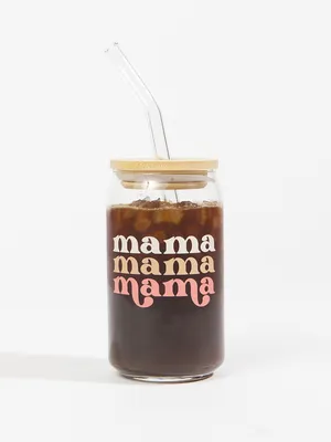 Mama Latte Glass