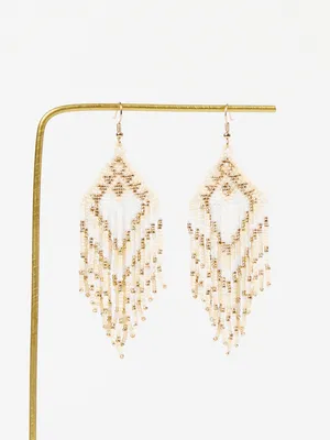 Boho Fringe Dangle Earrings