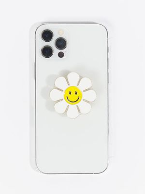 Smiley Flower Phone Grip