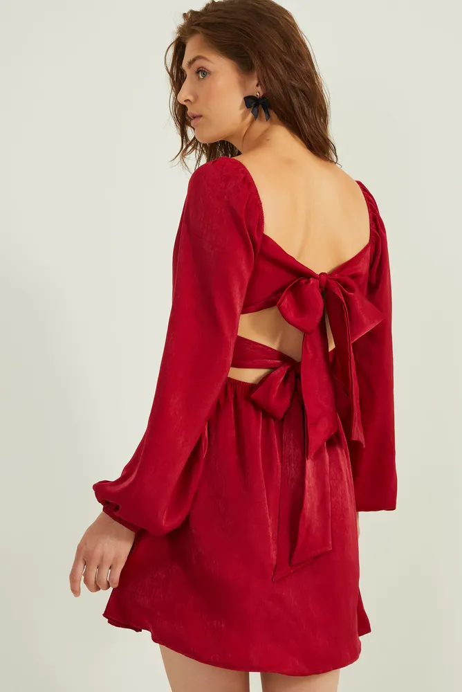 The Blakely High Waist Flares In Red