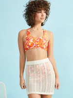 Crochet Mini Skirt Coverup