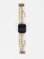 Neutral Beaded Smart Watch Band