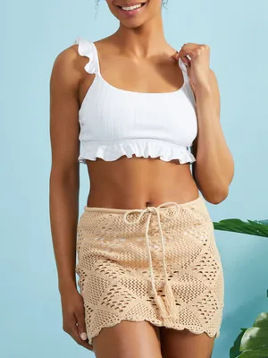 Island Crochet Skirt Coverup