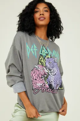 Def Leppard Fleece Sweatshirt