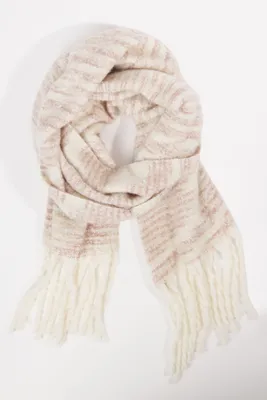 Large Textured Cozy Scarf