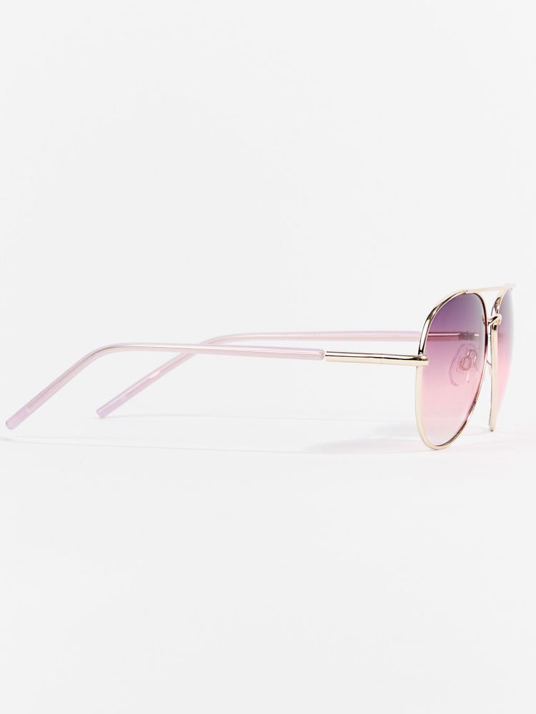 Lila Aviator Sunglasses