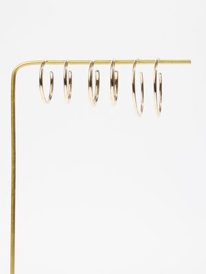 Haley Hoop Earring Set