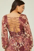 Billy Patchwork Floral Maxi Dress