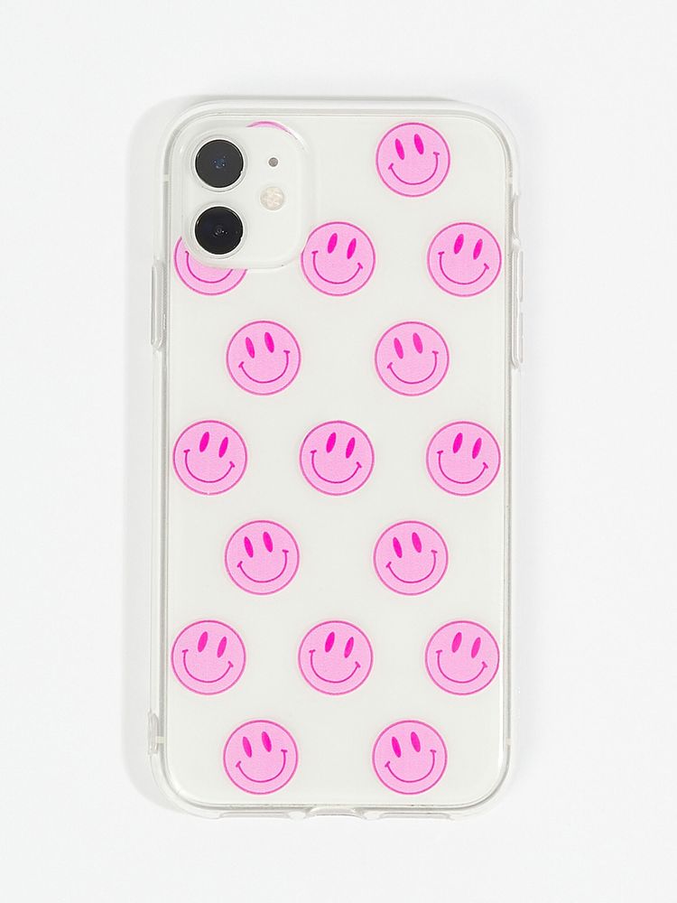 Pink Smiley iPhone Case