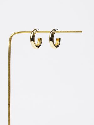 Ansley Thick Hoop Earrings