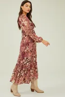 Billy Patchwork Floral Maxi Dress