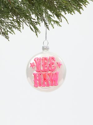Yee Haw Christmas Ornament
