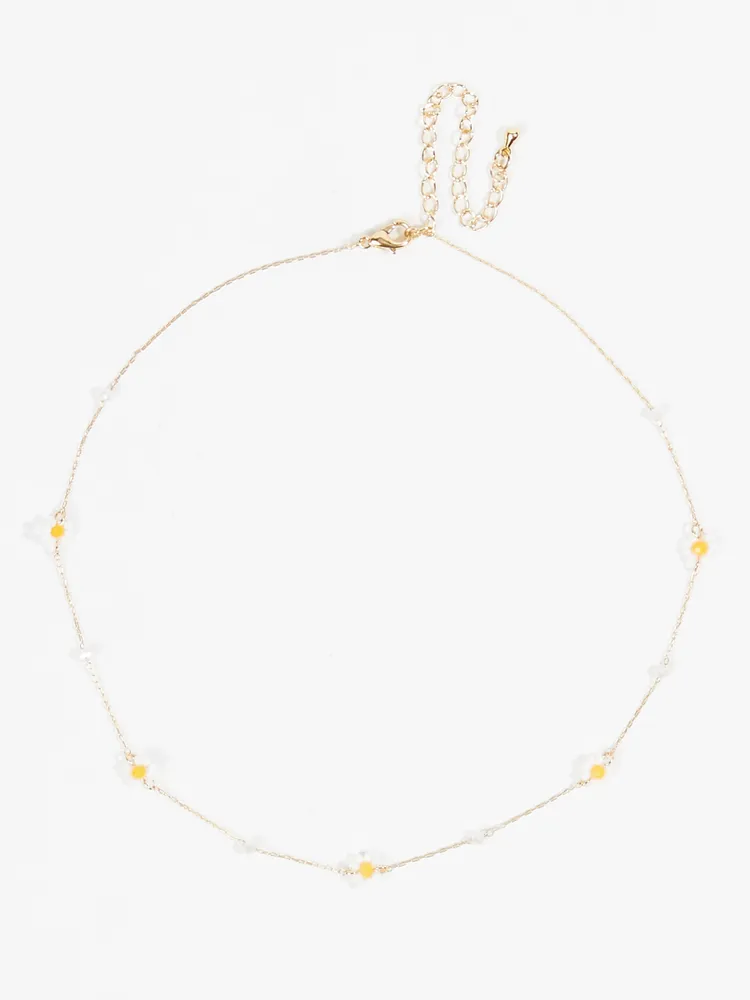 Beaded Flower Dainty Chain