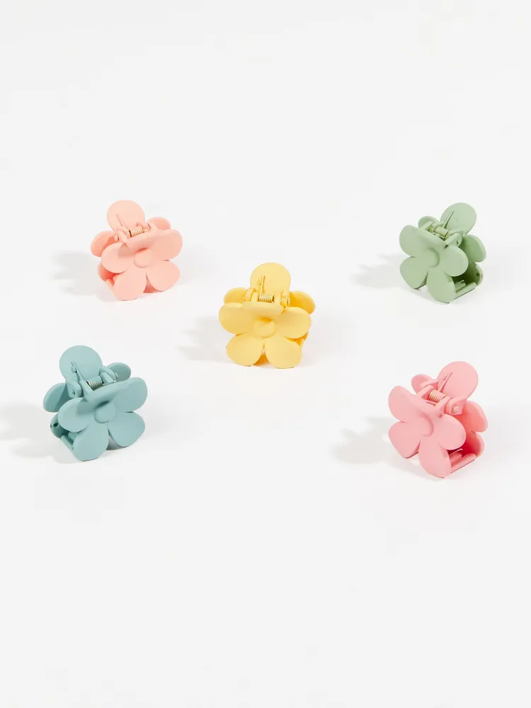 Flower Claw Clip Pack