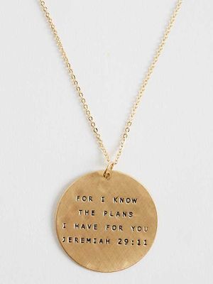 For I Know the Plans Necklace