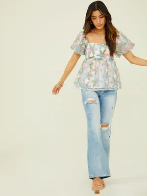 Emerson Floral Puff Sleeve Top