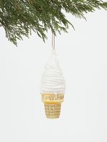 Ice Cream Cone Christmas Ornament