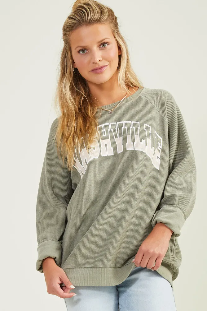 Nashville Corded Sweatshirt