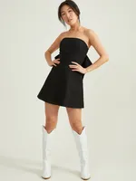 Lilia Strapless Bow Dress