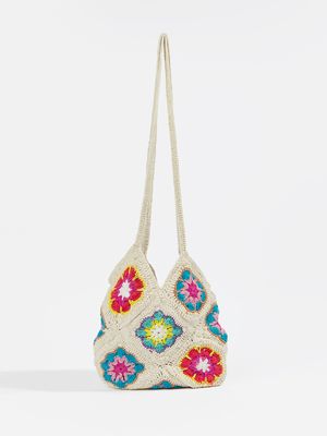 Izabella Crochet Tote Bag