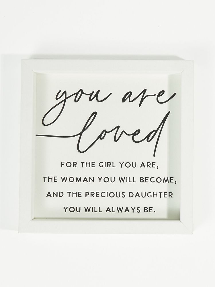 You Are Loved Daughter Wall Art
