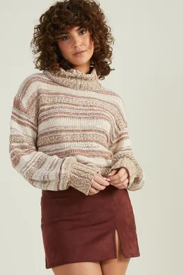 Mae Striped Turtleneck Sweater
