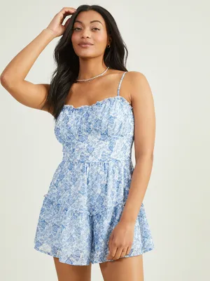 Angie Floral Romper