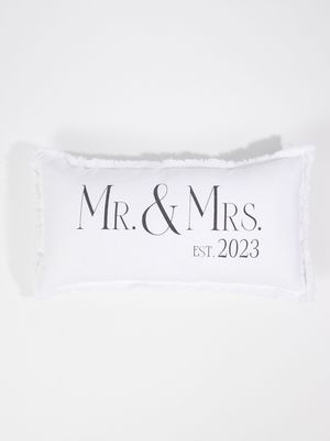 Mr. & Mrs. 2023 Pillow