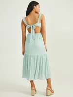 Maeve Open Back Midi Dress