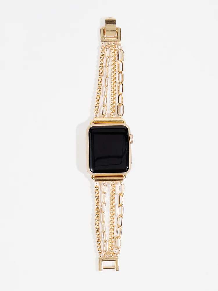 Paperclip Chain Layered Watch Band