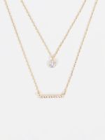 Dainty Layered Charm Necklace