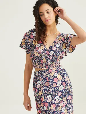Tia Floral Top