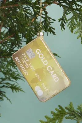 Credit Card Ornament