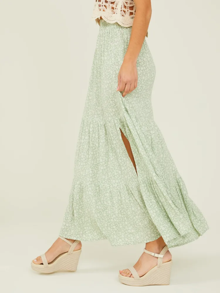Cleo Floral Maxi Skirt