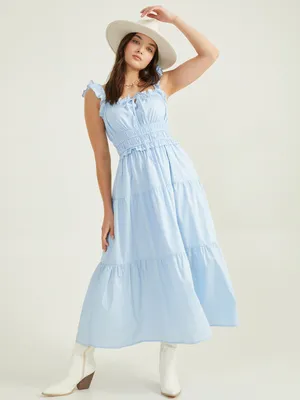 Elly Poplin Midi Dress