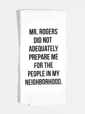 Mr. Rogers Tea Towel
